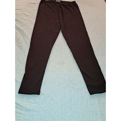 Women's I.C. Fashions Brown Leggings Size Large